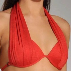 Hurley Anyway Convertible Halter Bikini Top (Large)